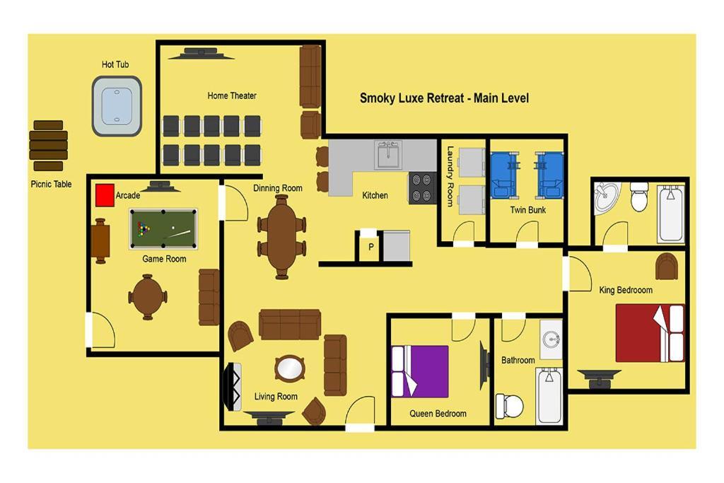 פיג'ן פורג' Entertainment Galore! Luxurious Property, Spectacular & Peaceful Setting, Great Location, Close To Major Attractions!! מראה חיצוני תמונה